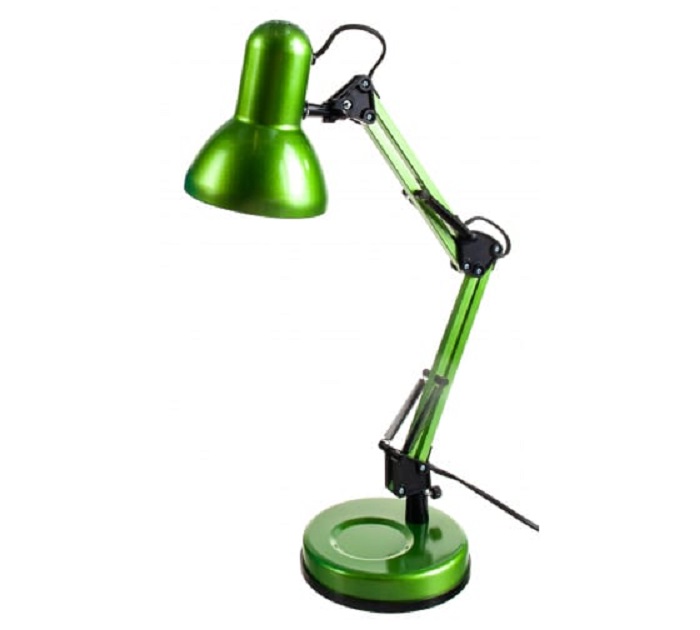 Светильник настольный Camelion KD-313 C05 220В E27 60Вт Зеленый фото Светильник настольный Camelion KD-313 C05 220В E27 60Вт Зеленый картинка